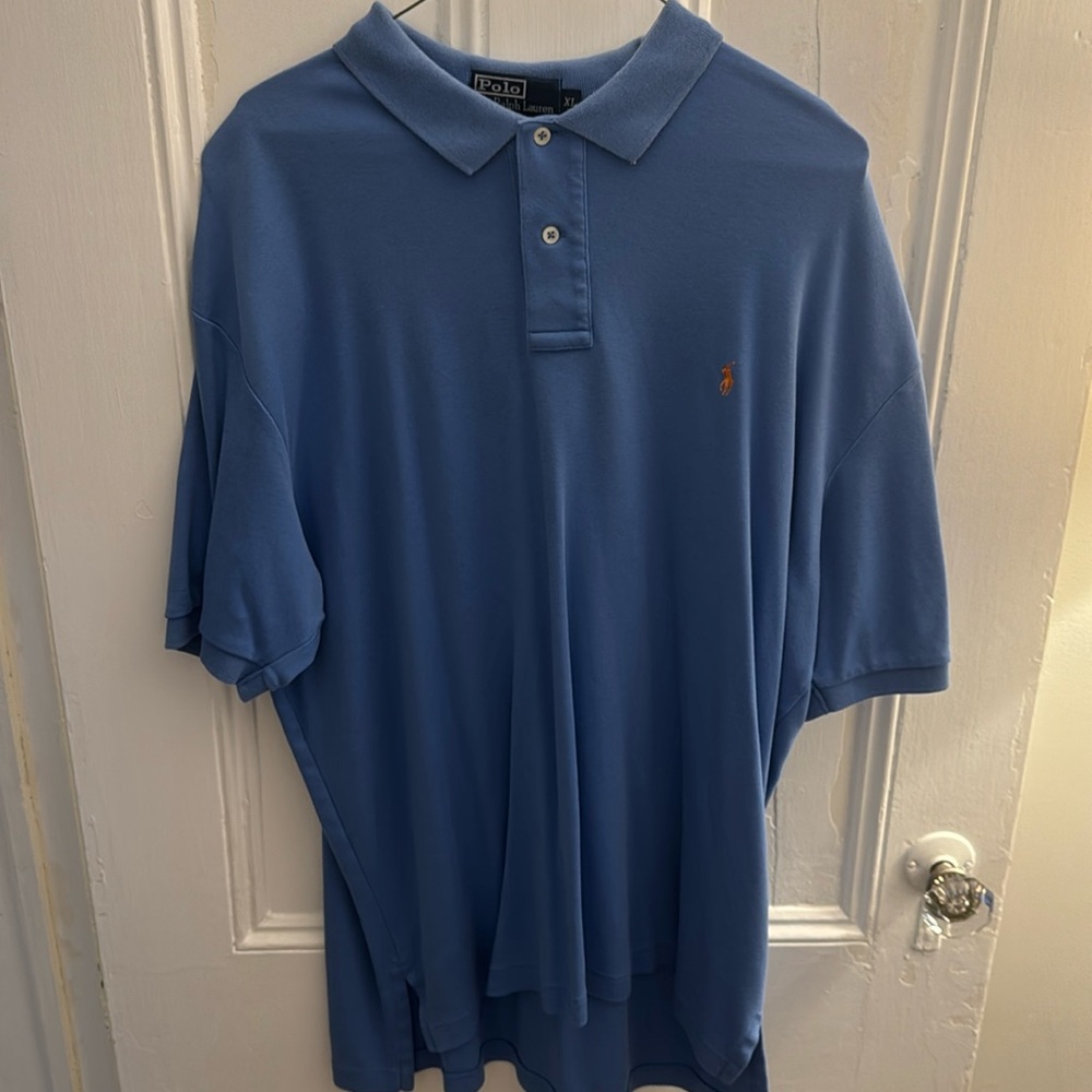 Men’s Ralph Lauren blue polo size XL.